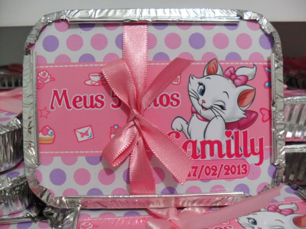 MARMITINHA PERSONALIZADA DA GATA MARIE