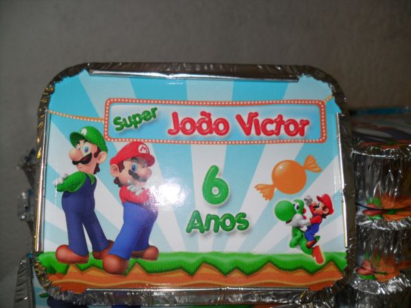 MARMITINHA  PERSONALIZADA MARIO BROS